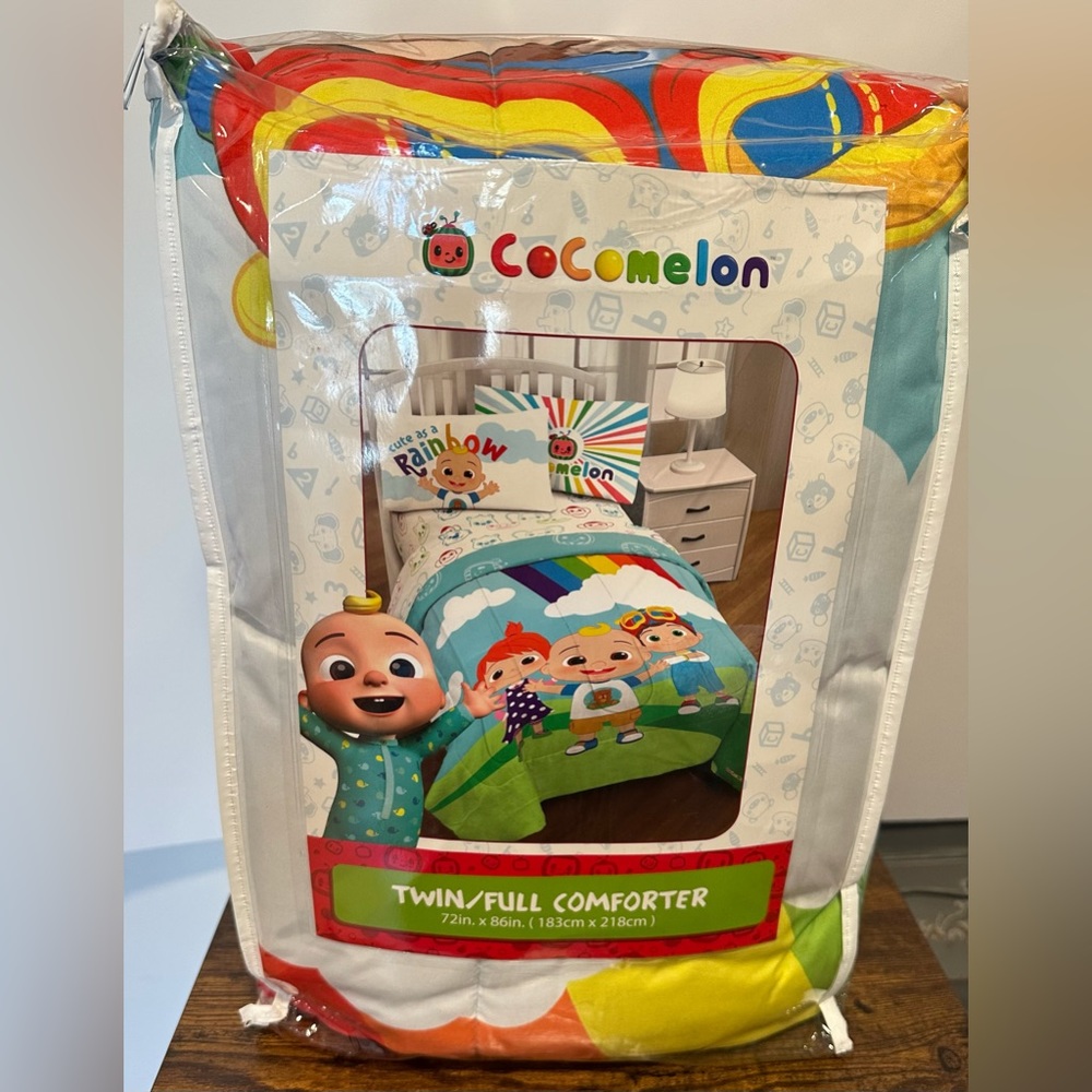 Cocomelon Kids Twin/Full Comforter 72”x86” NWT